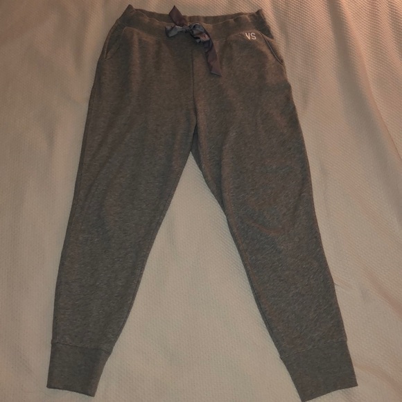 Victoria's Secret Pants - Victoria Secret Grey Jogger Sweat Pants NWT Medium